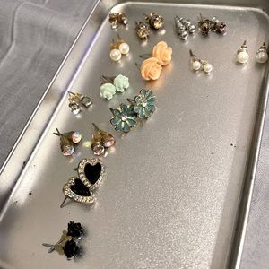Studded earring lot